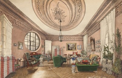Innenraum eines Salons von Vladislav Dmochowski